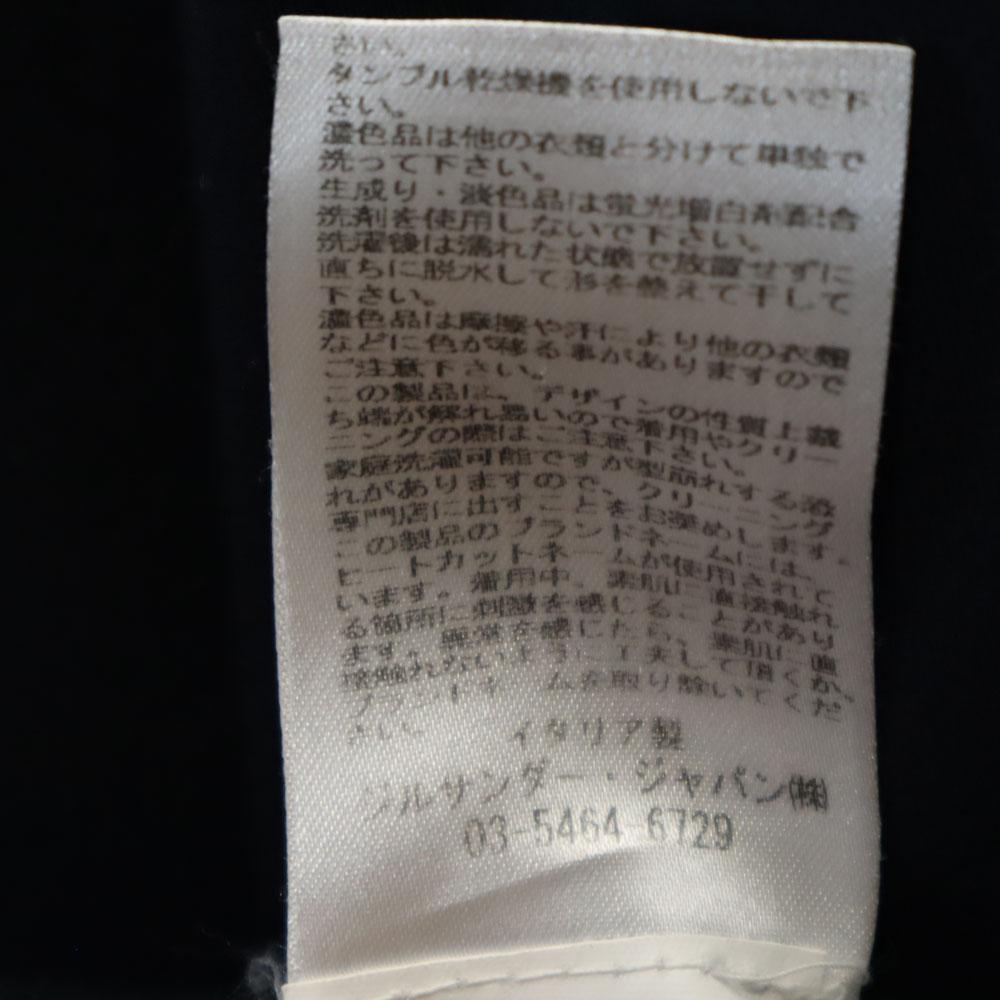 JIL SANDER made in Italy 7 minutes sleeve Band color Shirt dress 34 Women Used