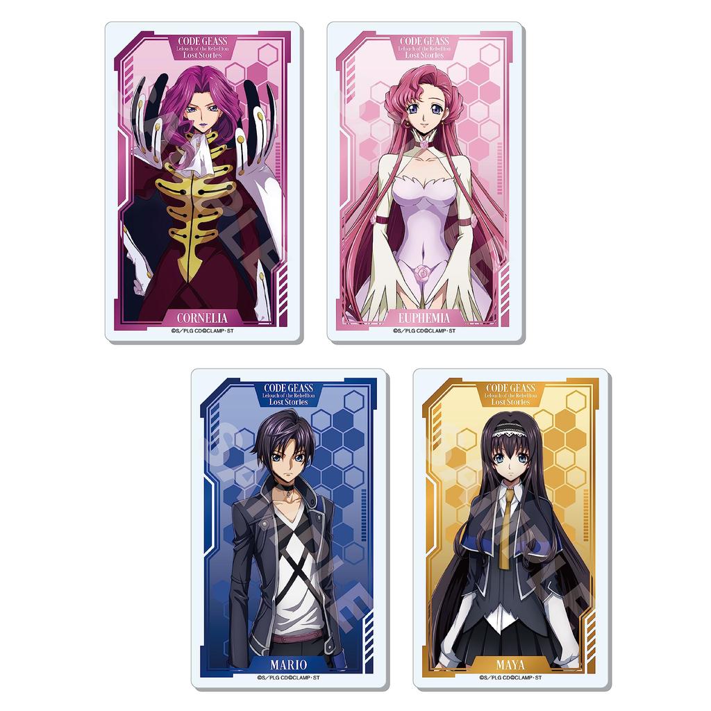 Code Geass Lelouch of the Rebellion Lost Stories 01 BOX A Acrylic Card 8 Pieces BOX