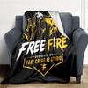 Free Fire Flannel Blanket, High quality Comfortable for All Seasons, Home Decor, Warmth and Comfort