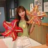 Home Decor Marine Animal Plush Toy Starfish Stuffed Toys Sleeping Back Cushion Starfish Plush Doll
