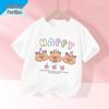 Girls' Breathable Cotton Short Sleeve Summer T-Shirt 2025 - Fashionable and Comfortable Children's Top