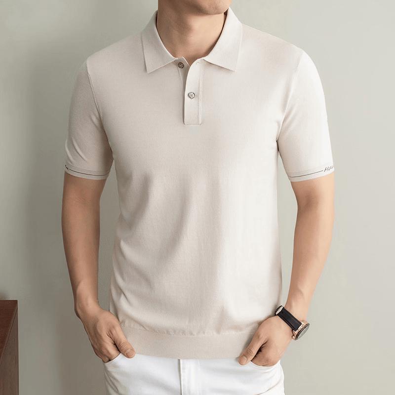 

Datang Men s Summer Knit Polo Shirt XL