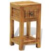 VidaXL Table de chevet avec 1 tiroir Bois massif de manguier