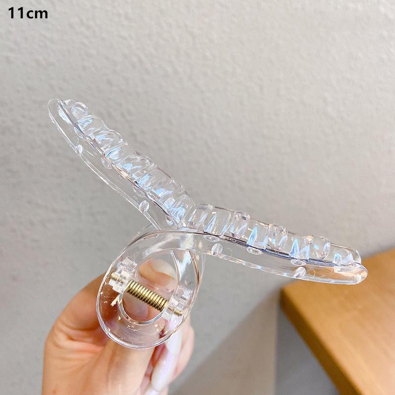 2pcs 10cm Women Thick Ponytail Hair Claws Large Geometric Square Claw Minimalist Lady Hair Claw Girls Hair Accessories