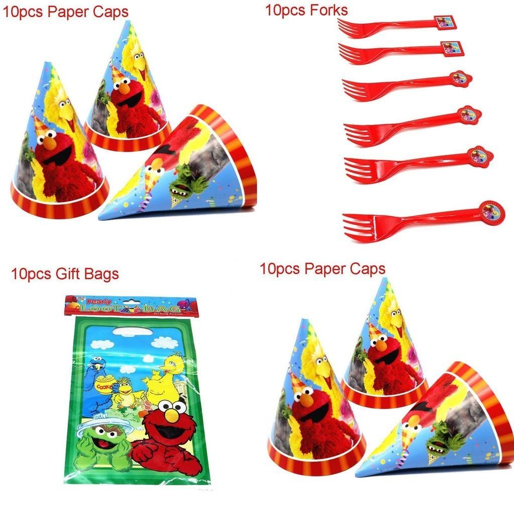 Sesamstraße Thema Alles Gute zum Geburtstag Partyzubehör für Kinder