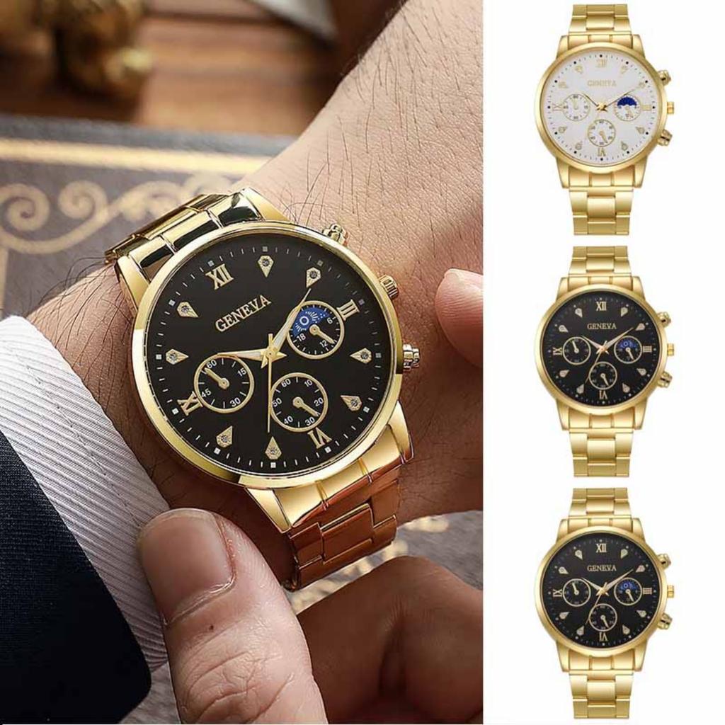 Men's Waterproof Luminous Running Alarm Clock Watch