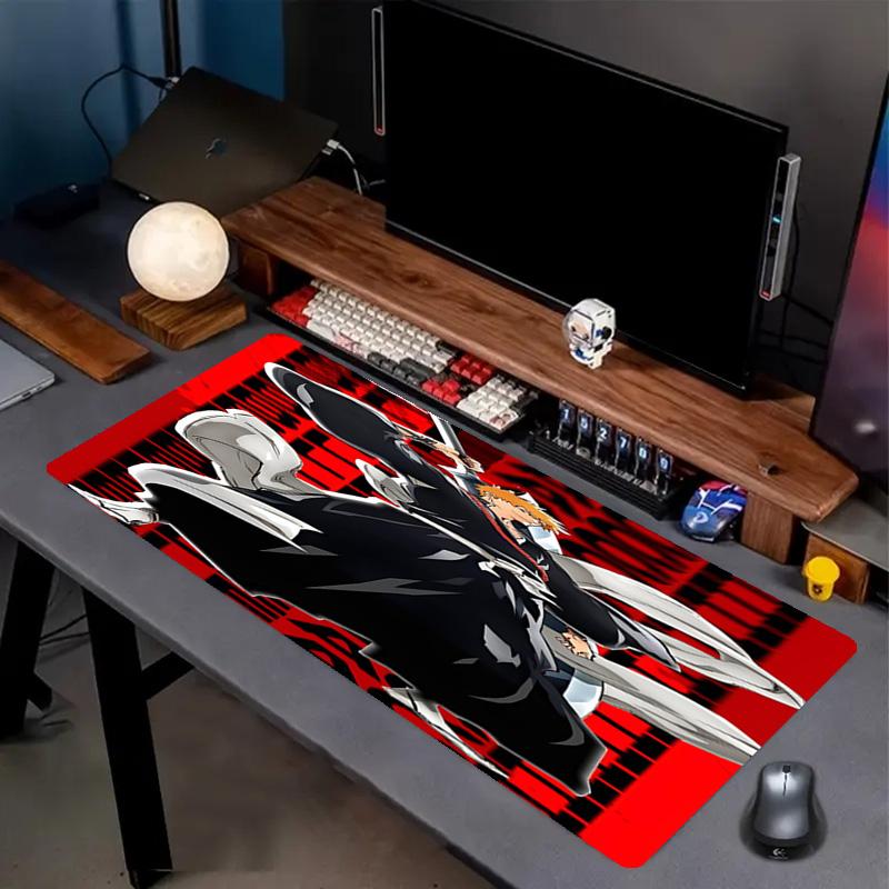 BLEACH Print Mauspads, Anti-Rutsch Desktop Tastaturmatte, für PC Laptop Gaming Arbeiten Tägliche Nutzung, Cooles Festival Überraschungsgeschenk