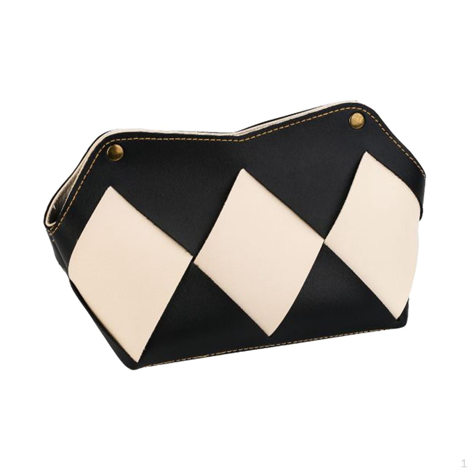 

Декоративный держатель-органайзер, держатель для коробки для салфеток, крышка для хранения водонепроницаемых коробок с накачкой чёрный