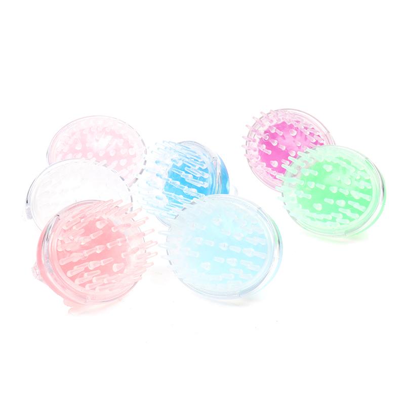 1 st handhållen schampomassageborste bad dusch hårrengöringsborste kam