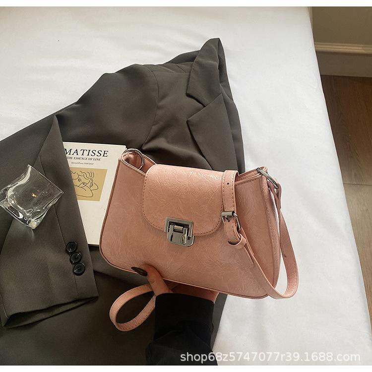 Niche High-end Underarm Bag Women's 2025 New Spring Small Square Bag Simple and Versatile One-shoulder Crossbody Bag