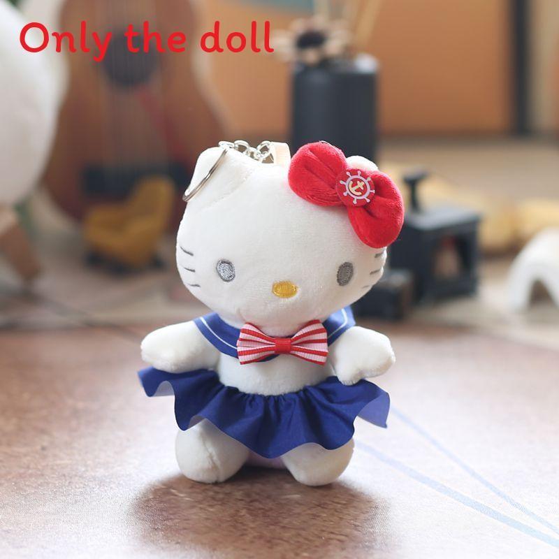 With And Bow Skirt Plush Toy Pendant Keychain For Kids Teens And