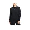 Women's Fleece Crewneck Sweatshirt Black