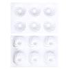 Stampo in Silicone a 6 Fori a Spirale per Torta, Gelato, Cioccolato, Sapone, Cupcake 3D, Stampo da Forno, Pirofila, Stampo per Muffin