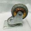 Gray Silent Swivel Caster Wheel - Medium Size for Trolleys and Carts