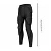 Pantaloni a Compressione Imbottiti Assorbiurto Allenamento Portiere