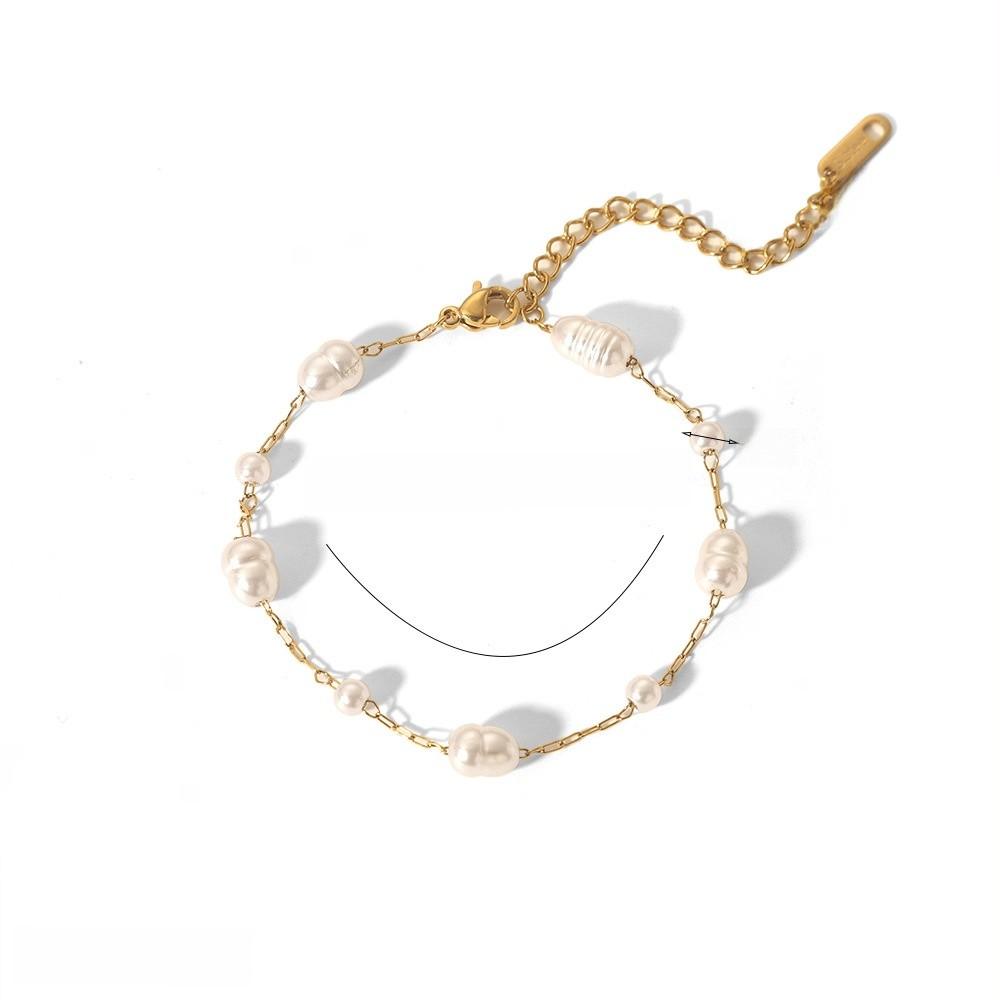 Style Womens Pearl Necklace With Heart And Star Shapes And Titanium Pendant Style4