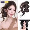 Chicken Feather Hair Band Claw Clip Feather Shuttlecock Hair Extensions Messy Hair Bun Crab Clip High Ponytail Hair Accessories