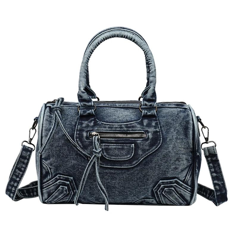 

Retro Versatile Advanced Sense Commute Crossbody Bag Denim Fabric Large Capacity 2026 New Fashi Summer Casual Shoulder Bags
