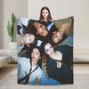 Katseye Kpop Girls Warm Blanket Child Plush Throw Blanket Print Couch Chair Flannel Bedspread Sofa Bed Cover