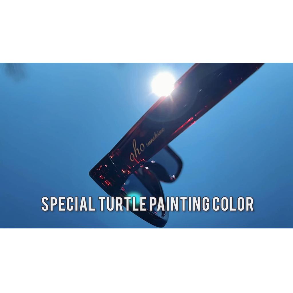 OhO Sunshine Smart Polarized Sunglasses with Bluetooth UV Voice Unisex Light Dimming Glasses, Speaker, Protection, Control, (Blue Lenses)