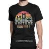 Men T-Shirt 1981 Vintage 40th Birthday Gift Humor Pure Cotton Tees Music Tech Merch T Shirt Men Tshirt Harajuku Streetwear