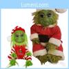 Adorable 20cm Grinch Doll Christmas Stuffed Plush Toy Perfect For Holiday Decor