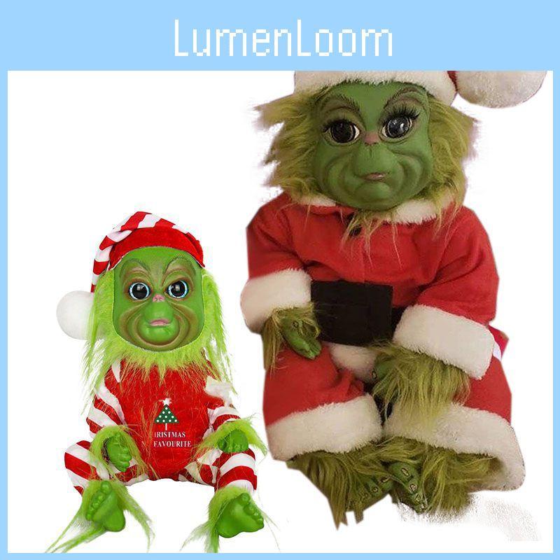 Adorable 20cm Grinch Doll Christmas Stuffed Plush Toy Perfect For Holiday Decor