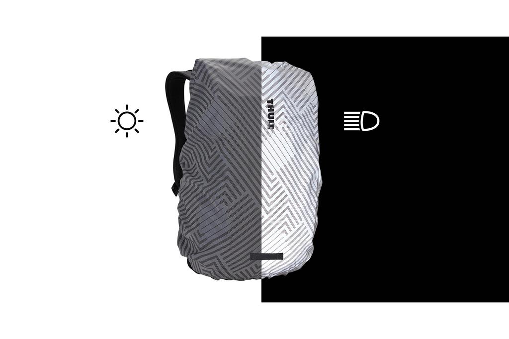Thule Rain Cover for Bicycle Commuting Thule Paramount Rain Cover Silver Silver 3204733 Free Size