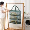 Multifunctional Portable Foldable Muti-layer Hanging Drying Net for Dry Goods Vegetable Fruit Herbs Clothing Non-toxic Polyester