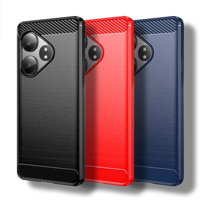 For Realme GT 6 Case For Realme GT 6 6T Neo6 SE Cover 6.78 Inch Carbon Fiber Shockproof Silicone Bumper For Realme GT6 Neo6 SE