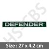 Logo Lettere Auto Defender in Alluminio 3D Adesivi Decorativi Parafango Auto Portiera Emblema Bagagliaio Posteriore Badge Portellone Accessori Styling