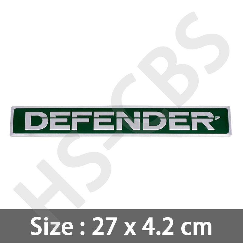 Logo Lettere Auto Defender in Alluminio 3D Adesivi Decorativi Parafango Auto Portiera Emblema Bagagliaio Posteriore Badge Portellone Accessori Styling