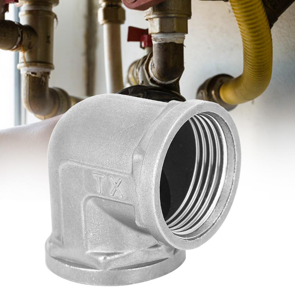 G1in Female Thread Elbow Connector Pipe Fitting Adapter Quick Connector for Plumbing Fuel Gas