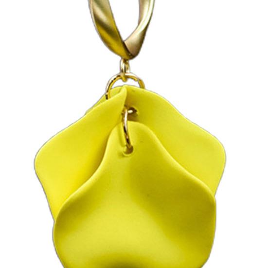 1 pereche de cercei cu pandantiv, dulce, rafinat, piercing, cercei cu petale de trandafir pentru viața de zi cu zi