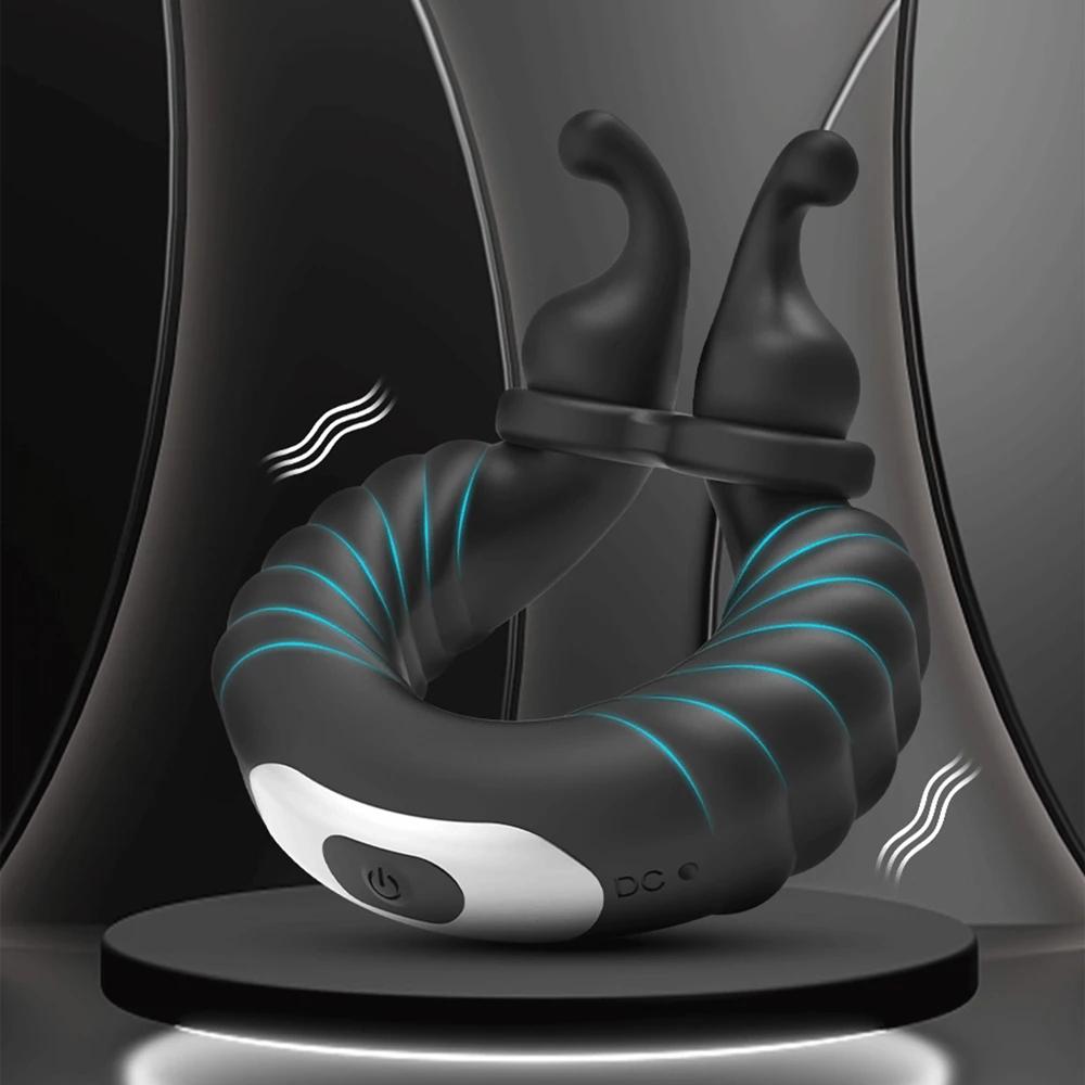 Vibrator Cockring Penis Cock Ring Sexy Toys For Men Erection Sex Toys for Men Couple Rings Remote Control Sex Toys For Adults 18