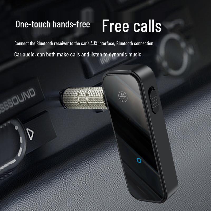Wireless 5.0 Car Bluetooth Aux Audio Receiver & Adapter