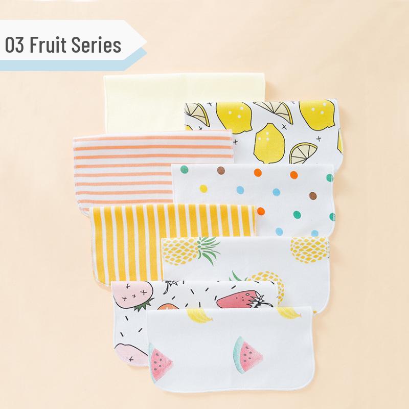 Momscare Cotton Baby Towels, 8-Pack: Small Square/Nursing/Drool Towels