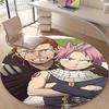 1pc Fairy Tail1 Design Printed Area Round Carpet for Bedroom Living Room Home Decor Rugs Mat Non Slip Mat Rug for Bedside