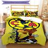 Club América 3pcs Bedding Set Duvet Cover Closure Includes 1 Duvet Cover & 2 Pillowcases for All Seasons Bedroom Home Dorm Decor