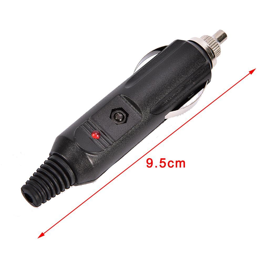 Car Lighter LED Socket Plug Connector Adapter 12V-24V LED Illuminated Adapter For RV Boats Trucks Accessories