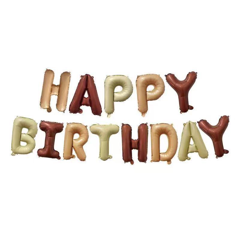 16-Inch English Letter Foil Balloon for Kids' Birthday Party Decor