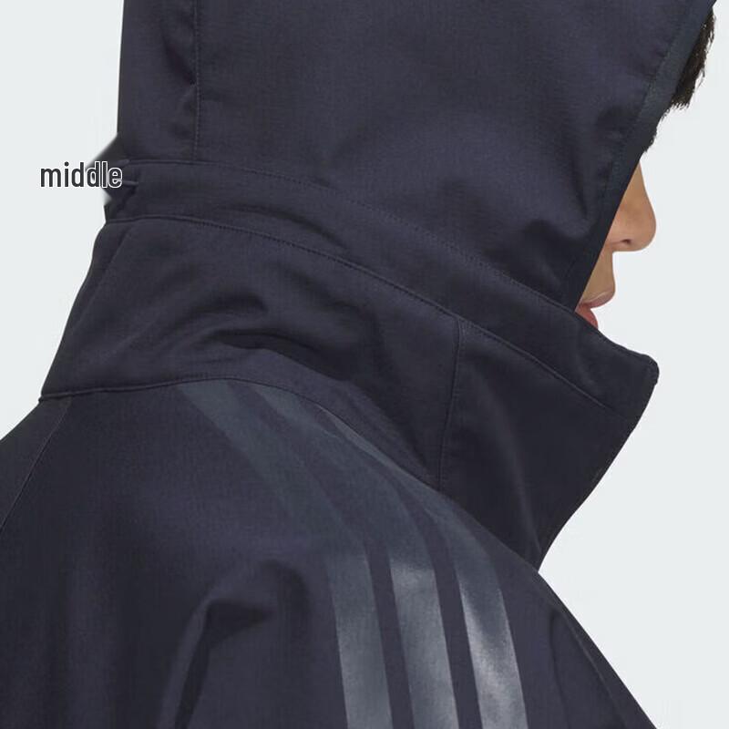 Adidas Men's KA1306 Fleece-Lined Hooded Windproof Jacket