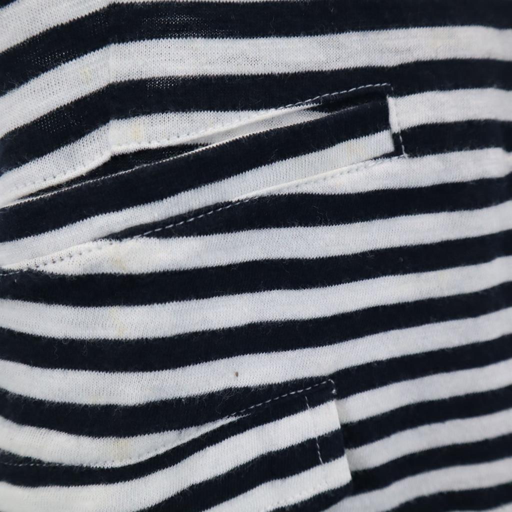 Armani Exchange Border Langarm Revers Strickjacke XS weiß Damen Gebraucht