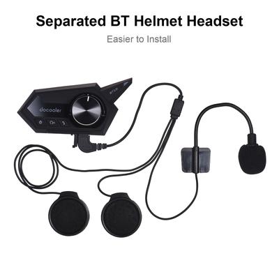 Docooler Motorcycle Helmet Headset Motorbike Wireless Bluetooth 5.0 Headphones with Microphone
