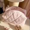 Women Skincare Pouch Large Capacity Quilted Checkered Makeup Bag Lady Makeup Bag Purse Lightweight for Cosmetics Makeup Brushes