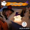 Halloween Festive Ghost Pat Light Safe Eco-Friendly PVC Pat-Activated Warm LED Battery Included Multi-Use for Bedroom Kids Room
