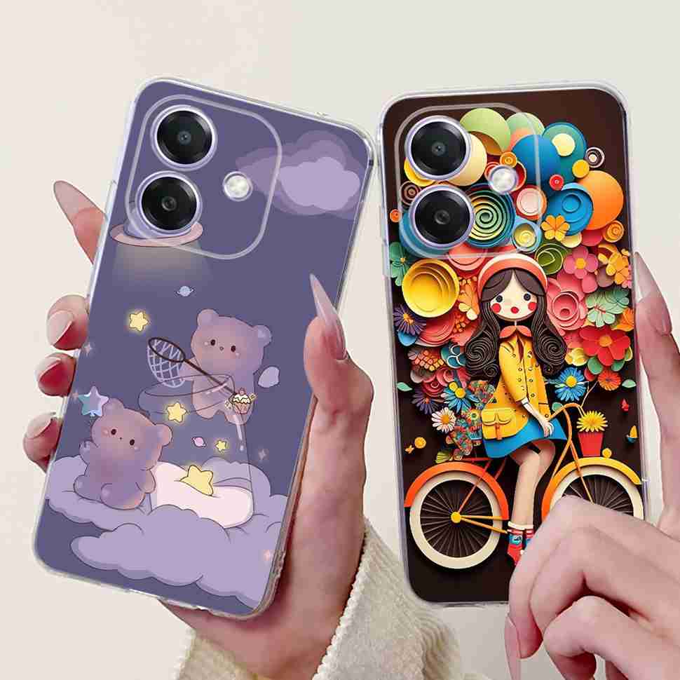 For Oppo A3 4G CPH2669 Funda Popular Painted Soft Silicone Phone Case For Oppo A3X A3 X 5G CPH2681 Back Cover Casing