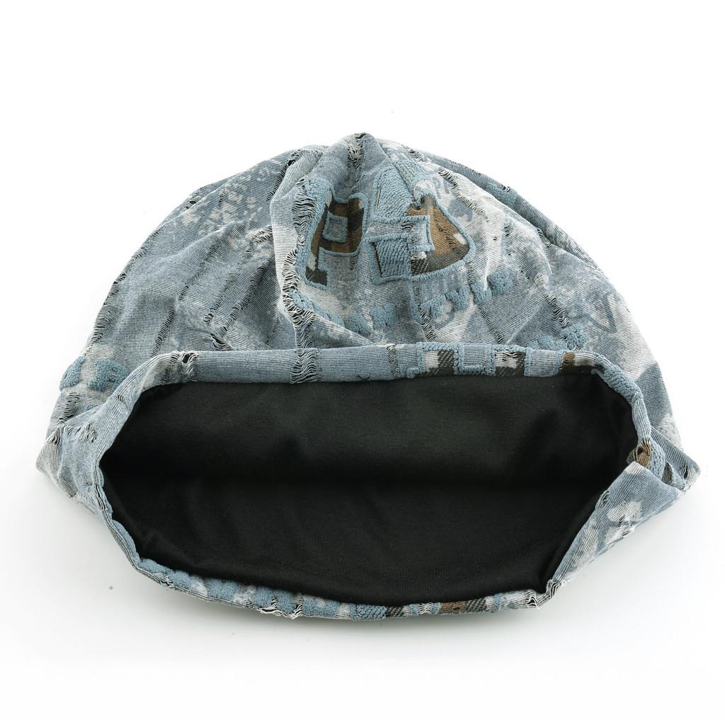 Vintage Letter Design Beanie For Men Women Allseason Fashion Cool Headgear