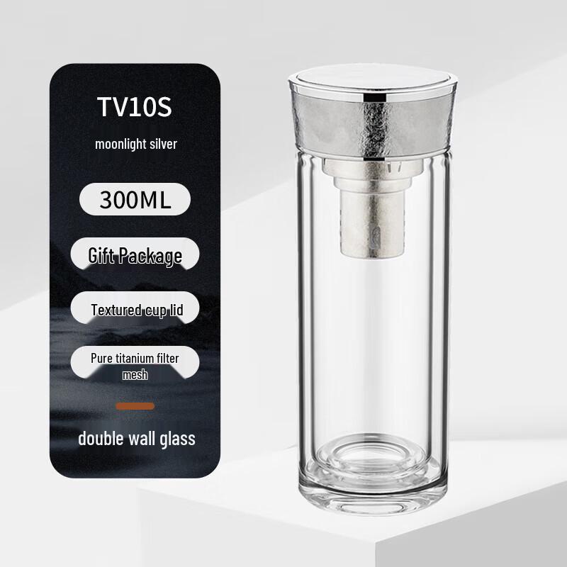 MCCULLEN High Borosilicate Glass Cup with Tea Infuser