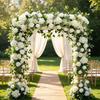 1-Meter Wedding Flower Row - Faux Floral Decor for Aisle & Arch